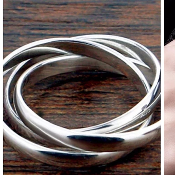 Full Sizes Engagement Rings For Women Silver - Picture 2 of 4